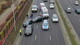 Wypadek na Wale Miedzeszyńskim