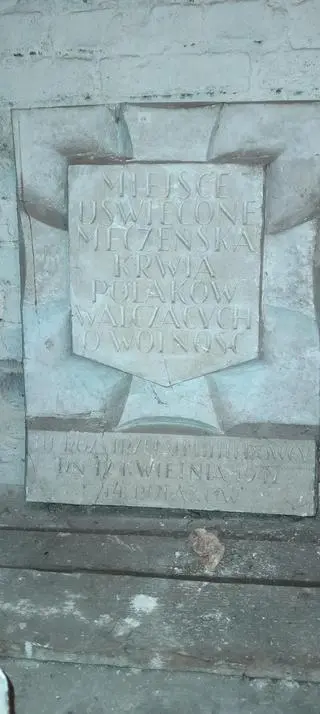 Model tablicy 1:1 zachowany w pracowni Karola Tchorka