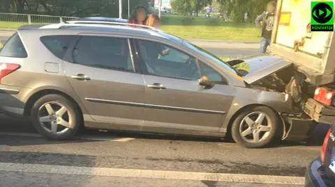 Zderzenie i poranne utrudnienia na Wilanowskiej 