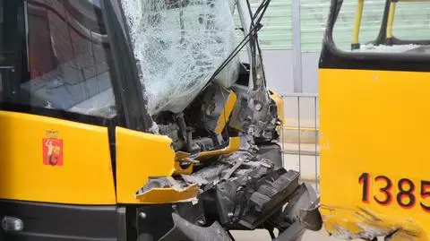 Zderzenie tramwajów na Tarchominie