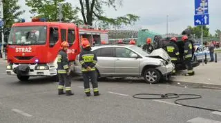 Zderzenie na Wybrzeżu Kościuszkowskim 