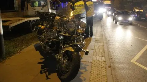 Motocyklista ciężko ranny w wypadku. Paraliż ulicy Marsa