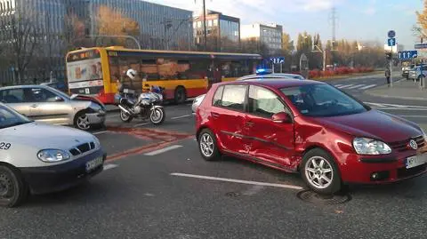 Mokotów: seat wjechał w volkswagena