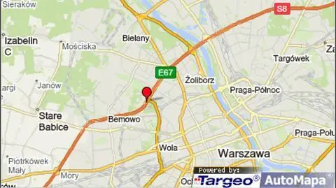 Awaria studzienki i kolizja na S8
