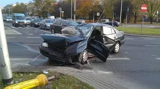 Groźny wypadek na Ochocie