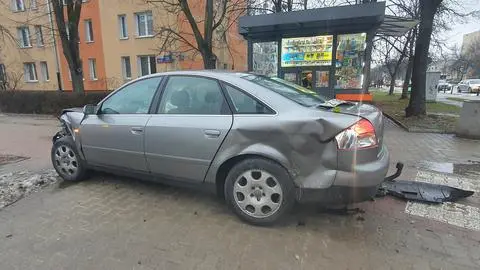 Zderzenie na dwóch aut na Ochocie