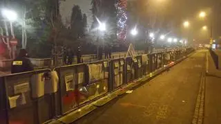 Płot przed Sejmem