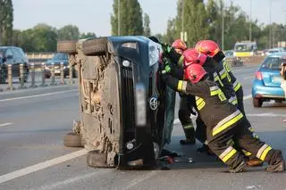 Dachowanie na moście Łazienkowskim