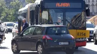 Wypadek spowodował duże utrudnienia