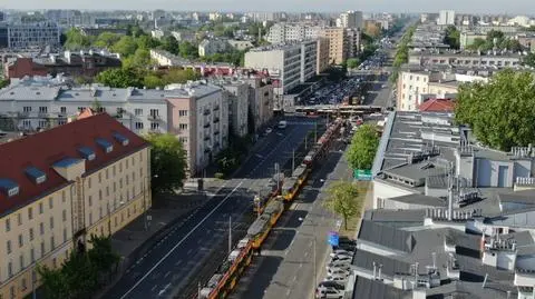 Grójecka: wypadek z udziałem tramwaju, jedna osoba ranna