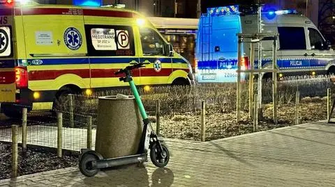 Potrącił hulajnogą kobietę na chodniku. Porzucił pojazd i uciekł 
