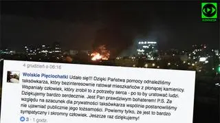 Znaleźli taksówkarza, który ich uratował