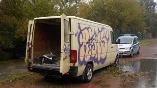 Graffiti na volkswagenie 