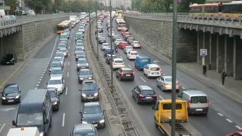 Koniec protestu policjantów, korki w popołudniowym szczycie