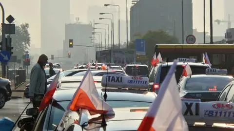 Duży protest taksówkarzy. Mogą sparaliżować stolicę