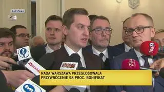 Sebastian Kaleta po sesji Rady Warszawy