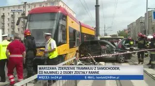 Na miejscu wypadku jest reporter tvnwarszawa.pl