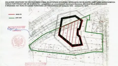 Reduta Ordona wpisana do rejestru zabytków