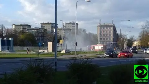 Pożar na stacji metra Wilanowska. Ewakuowano pasażerów