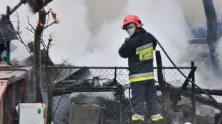 Pożar na Mokotowie