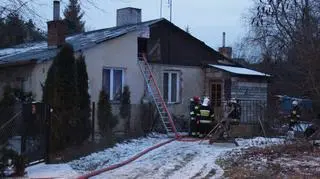 Awantura i pożar w Laskach