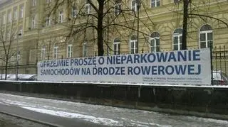 Baner przy ul. Noakowskiego