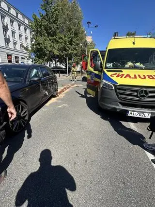 Wypadek na ulicy Malczewskiego 