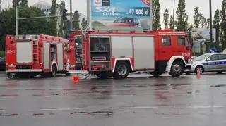 Zderzenie aut i autobusu 