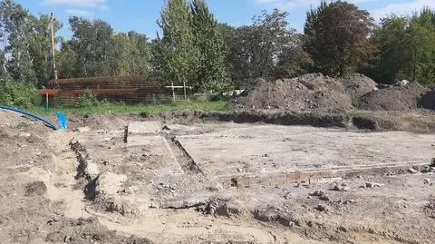 Betonowe odkrycie na budowie nowego mostu