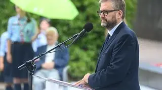 Jan Ołdakowski podczas spotkania z uczestnikami Powstania Warszawskiego