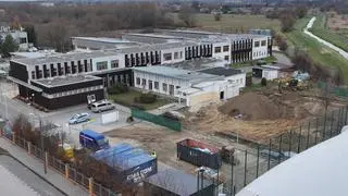 Niewybuch w szkole na Białołęce 