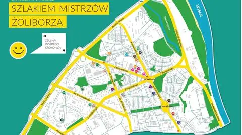 "Mistrzowie Żoliborza" na jednej mapie