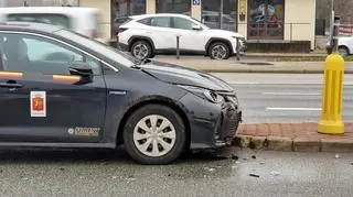 Kolizja na Łopuszańskiej