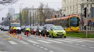 Przygotowania do weekendowego frezowania alei Jana Pawła II