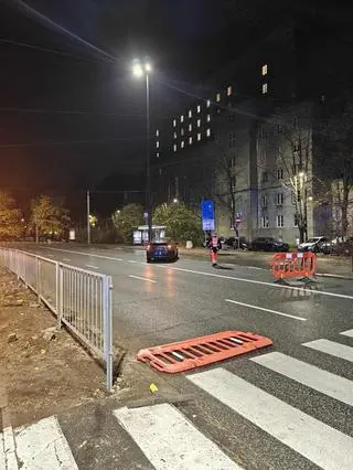 Potrącenie pracownika Tramwajów Warszawskich 