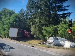 Wypadek w miejscowości Gielniów 
