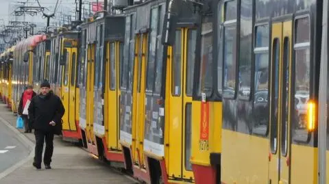 Tramwaje stanęły w Alejach Jerozolimskich