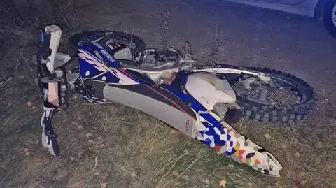 16-letni motocyklista trafił do szpitala