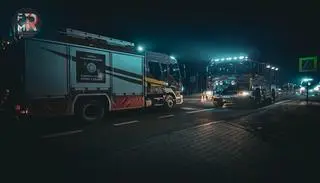 Potrącenie pieszej w Ołtarzewie