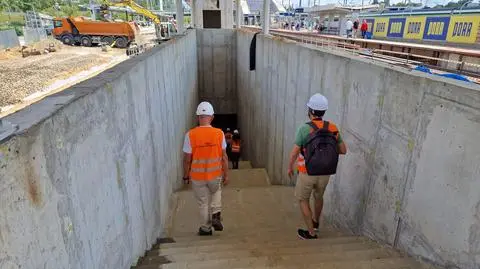 Budowa przejścia podziemnego na Dworcu Gdańskim