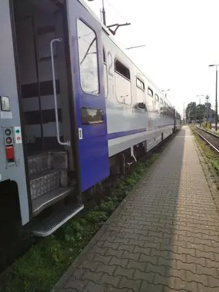 Dziecko zawędrowało na teren kolejowy 