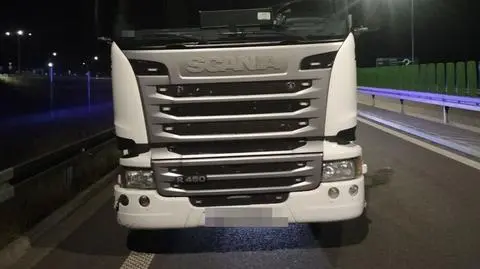 Policjanci zatrzymali kompletnie pijanego kierowcę tira