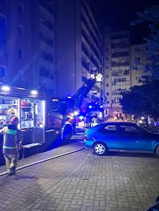 Pożar na Pradze Północ