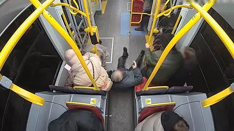 Upadki pasażerów w tramwajach