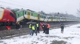 Utrudnienia po zderzeniu pociągów