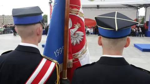Obchody Dnia Strażaka na placu Piłsudskiego