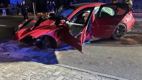 Wypadek pod Warszawą