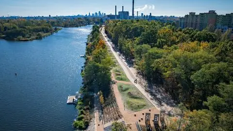 Park Żerański widok z drona