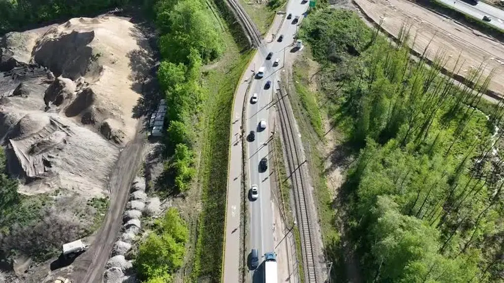 DK61 Legionowo-Zegrze – Przelot dronem (stan maj 2025) DW631