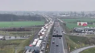 Prace drogowe na trasie S8